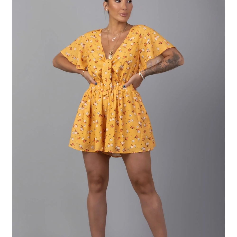 ByEgreis floral Romper
